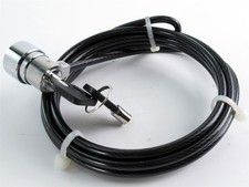 New Notebook, Computer, Laptop Security Key Lock Cable Chain w/ 2 Keys - 5 ft.