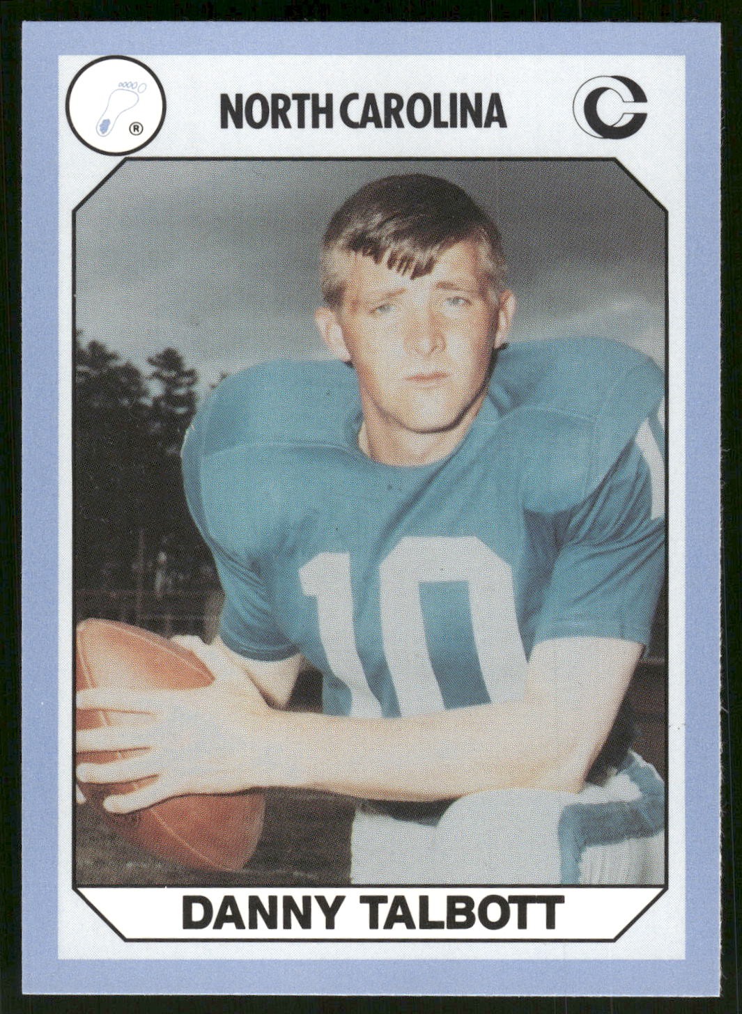#53 Danny Talbott 1990-91 Collegiate Collection North Carolina Tar Heels