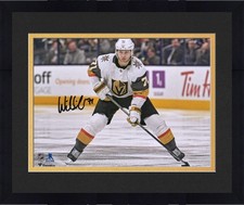 Framed William Karlsson Vegas Golden Knights Signed 8x10 White Skating Photo