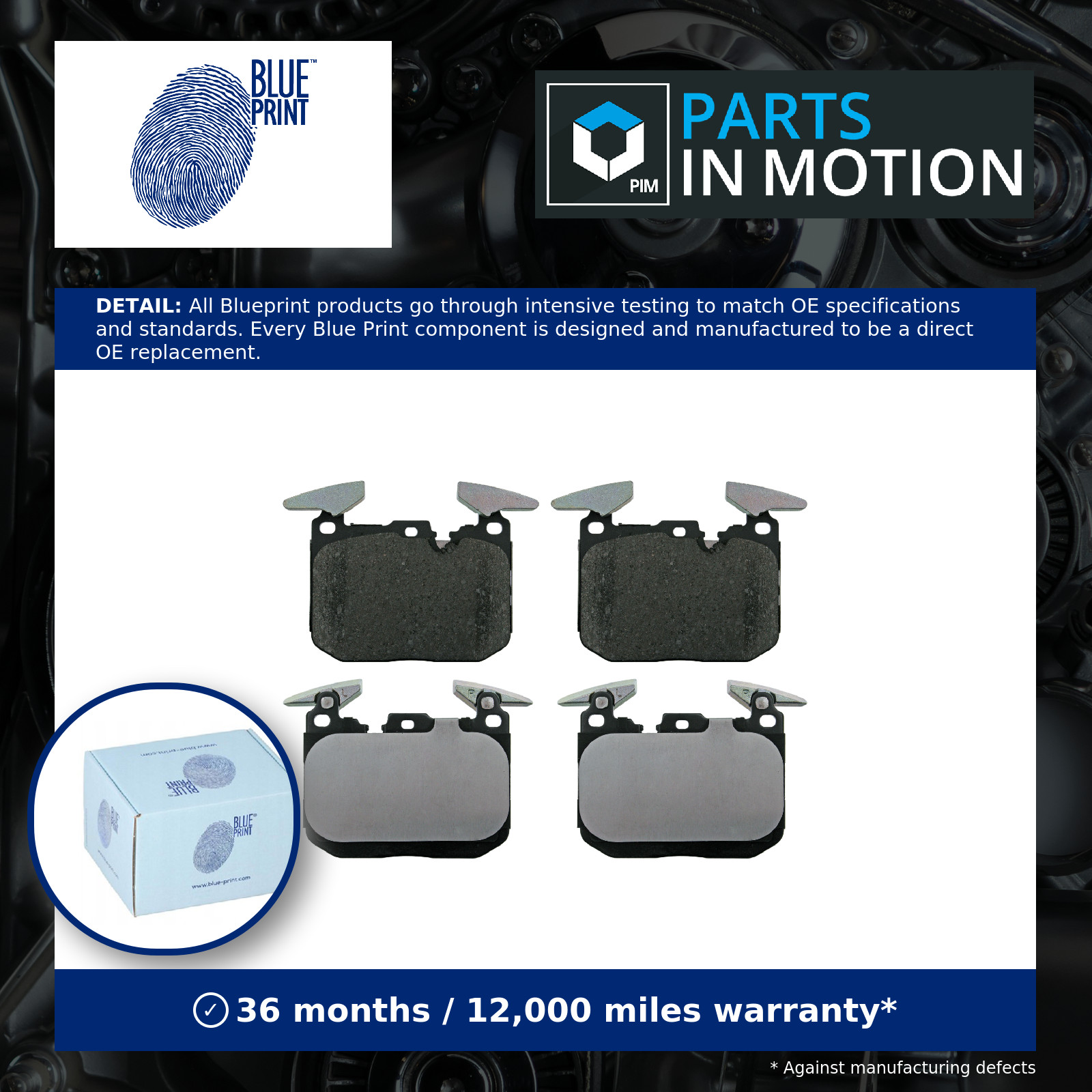 Blue Print Brake Pad Set - ADB114231 - Image 21