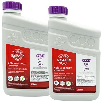 Glysantin G30 Kühlmittel Kühlerschutz Konzentrat 2x 1L G12 Plus Audi VW Skoda