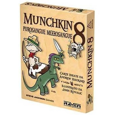MUNCHKIN 8 - BRETTSPIELE Italienische Erweiterung Steve Jackson Raven