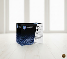 HP 55X ( CE255X) - OEM Black High-Yield Toner Cartridge- ❌No extra fees❌