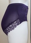 Women’s Cacique Purple And Lace No Show Full Brief Size 14/16 — photo 2