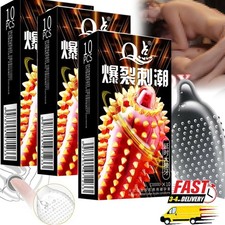 10-50PCS Small Size Tight Condoms Ultra Thin Latex Condom Men Products 45MM Spik