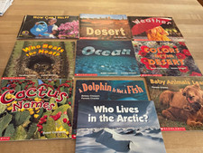 Scholastic Lot of 10 Children's Picture Books Ages 4-8 Paperback Nonfiction