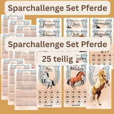 Pferde Sparchallenge a6 25 teilig umschlagmet...