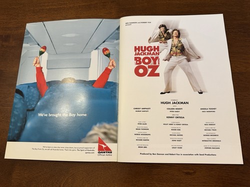 Hugh Jackman - The Boy From Oz Programme with Chrissy Amphlett & Colleen Hewett - Picture 2 of 9