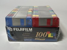 NEW Fujifilm 100 Pack Color 2HD High Density 3.5" Floppy Disks IBM Formatted