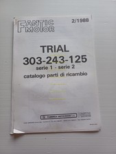 Fantic Motor Trial 303 243 125 serie 1-2 1988 catalogo ricambi originale