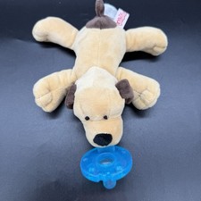 Mary Meyer Wubbanub 5" Plush Puppy Dog Pacifier Soother Lovey Stuffed Animal