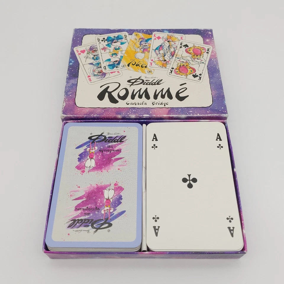Diddl Rommé Canasta Bridge Kartenspiel - 90er Jahre - OVP ✅ - Bild 2 von 4