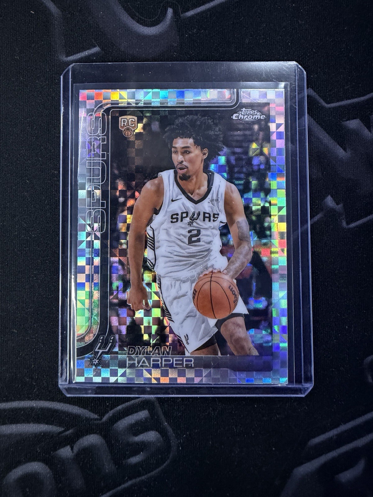 2025 Topps Chrome 252 Dylan Harper X Fractor