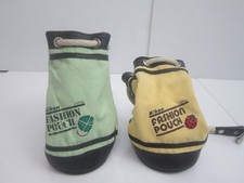 LOT of 2 NIKON FASHION POUCHES MINI BUCKET BAGS SOFT CASE LENS CASE JAPAN