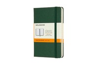 Moleskine Notizbuch Pocket/A6, Liniert, MyrtengrüN Moleskine Notizbuch Hardcover