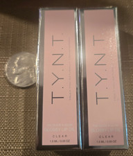2X TYNT Beauty Glaze Glow Glossy Lip Oil In Clear 0.05 oz. new in box lot of 2