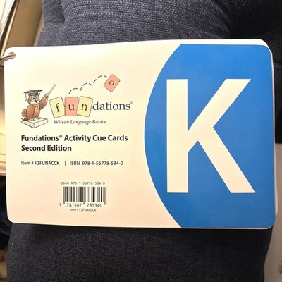 Fundations Wilson ACTIVITY CUE CARDS Level K Second Edition #F2FUNACCK Open