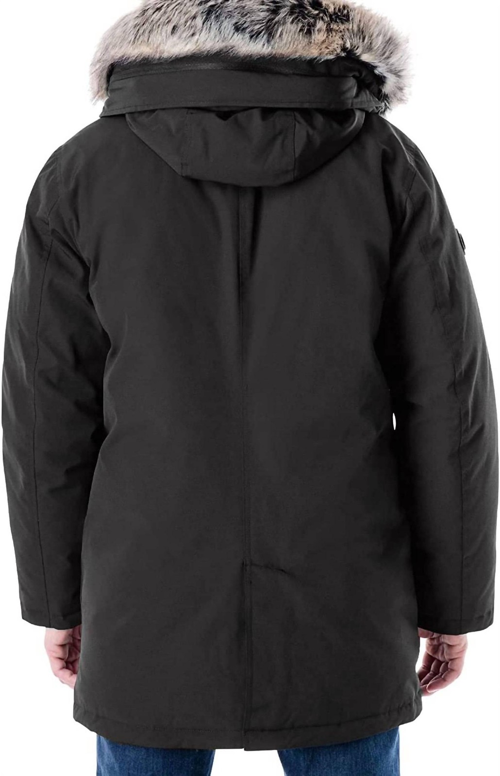 Michael Kors Men's Mmk791896 Heavyweight Hooded Snorkel Parka Coat With Bib thumbnail 3