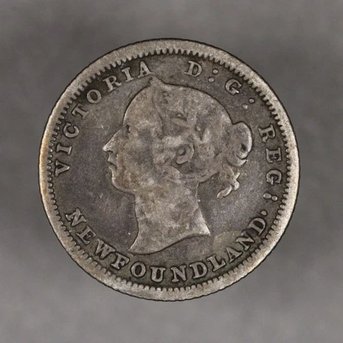 1882 Newfoundland 5 Cents — photo from the most recent tracked eBay sale