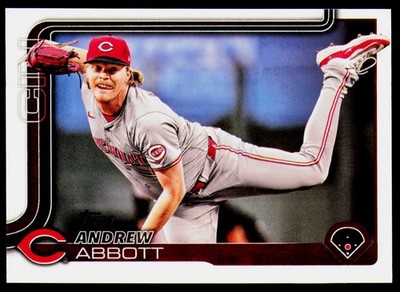 Andrew Abbott 2025 Topps #140 Cincinnati Reds