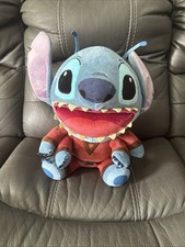 Disney Stitch Plush 15" Requires 4 AA Batteries 