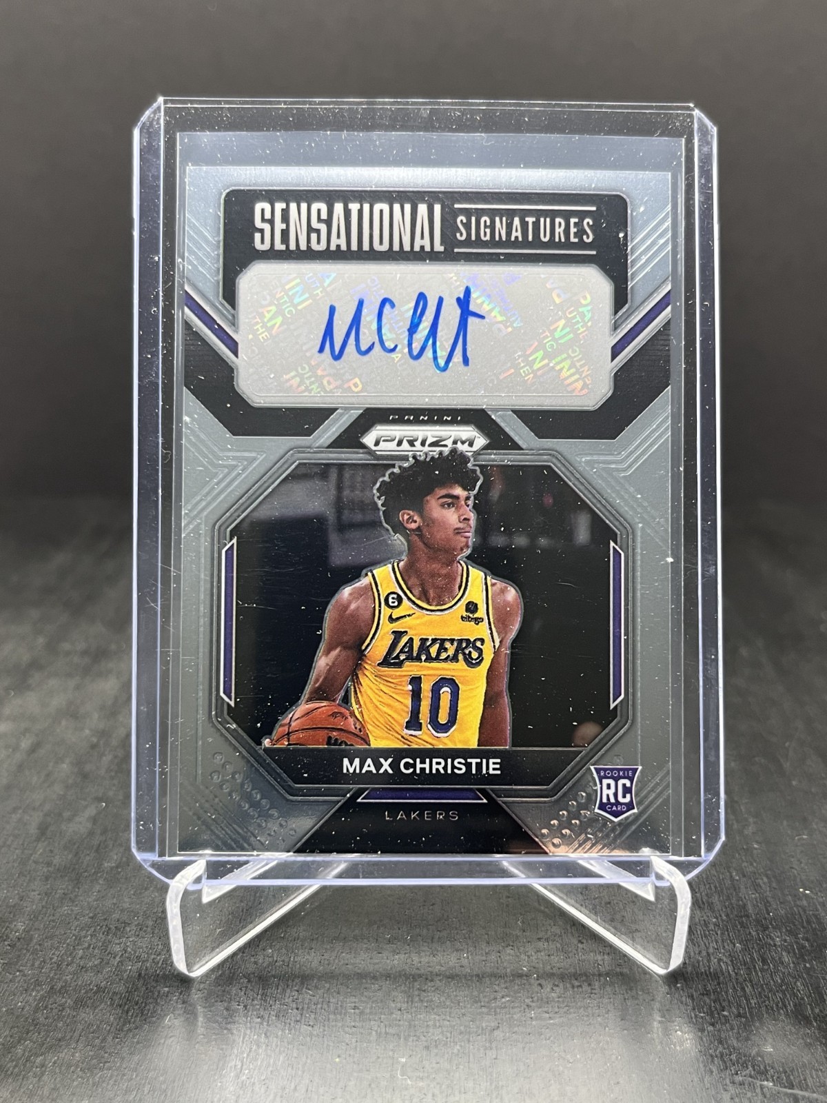 2022-23 Panini Prizm Max Christie RC Sensational Signatures Autograph #SS-MXC