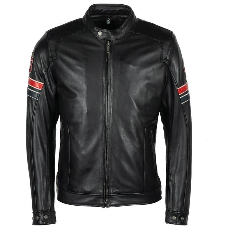 Blouson cuir homme Helstons Elron en cuir de vachette premium
