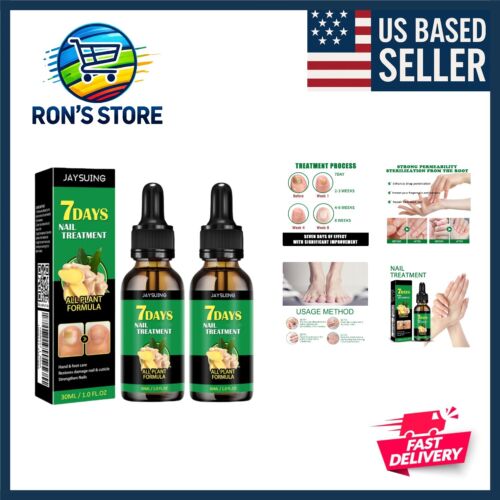 Ginger Nail Treatment Nail Support Nail Care, 7Days Nail Treatment Serum, Mul...