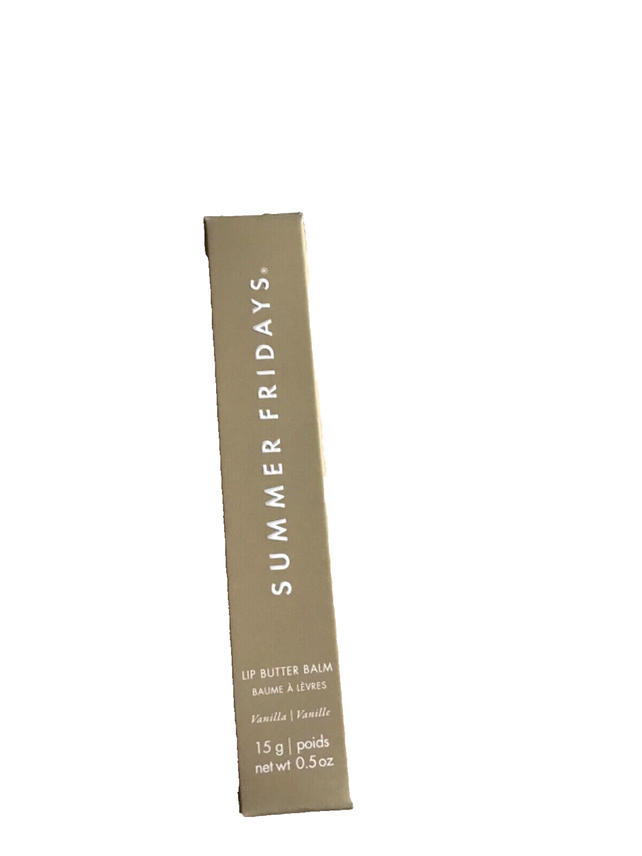 Summer Fridays Lip Butter Balm 15 ml Vanilla In Box Vegan Cruelty