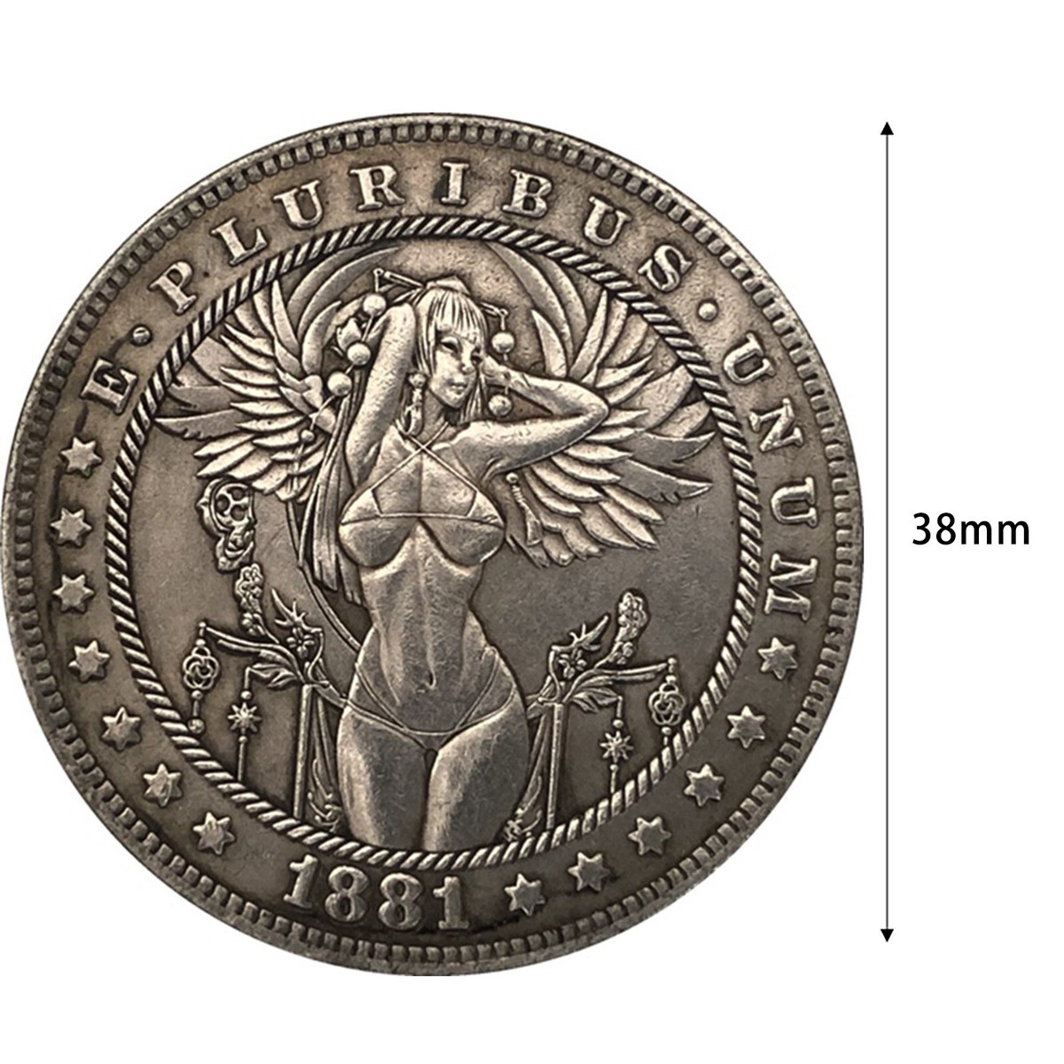 1オンス銀貨　EPLURIBUS 　god in trust 2020 2020 1 oz Tuvalu Gods of Olympus Zeus Silver Coin (BU) l JM