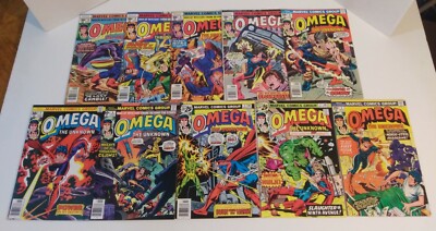 Omega the Unknown #1 2 3 4 5 6 7 8 9 10 Marvel Comics 1975 lot 1-10 full set run