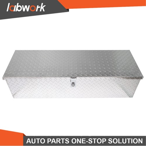 Labwork 39" x13" x10" SILVER ALUMINUM PICKUP TRUCK TRUNK BED TOOL BOX - Picture 3 of 15