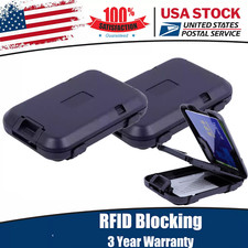 Slim Mint Wallet Ultra-Thin RFID-Blocking, AS-SEEN-ON-TV, ID Theft Protection US