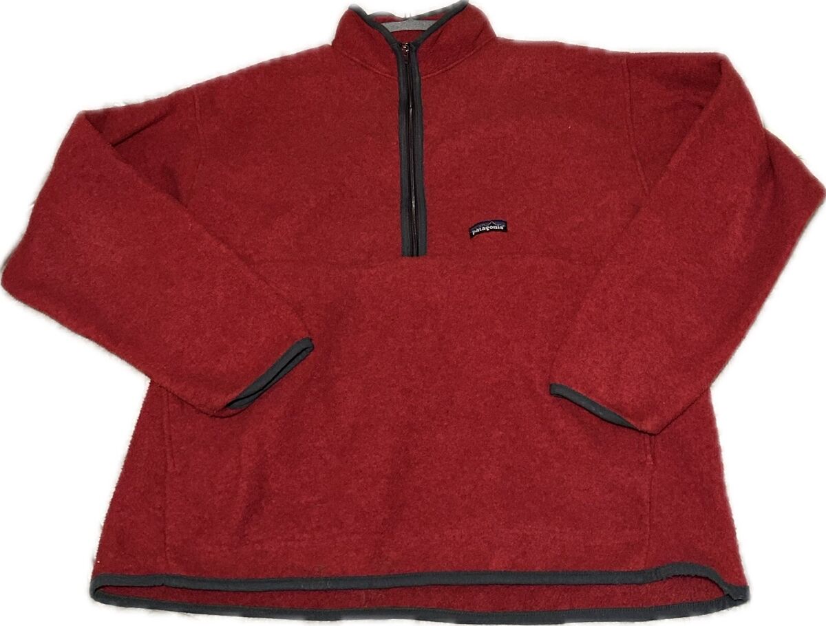 Vintage Patagonia Synchilla Red Men's Size XL 1/2 Zip Fleece Vintage Patagonia Synchilla Red Men's Size XL 1/2 Zip Fleece