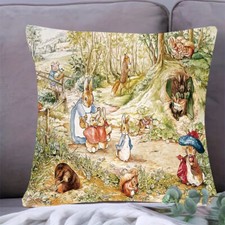 Cute Rabbit 45cm x 45cm Cushion Cover For Lounge Sitting Room