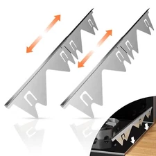 Adjustable Stainless Steel Stove Gap Covers Easy Install Heat Resistant 13.8 ...