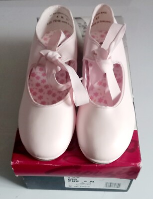 Capezio Tap Dance Shoes Size UK (4 US) Pink Tyette Tap Dance