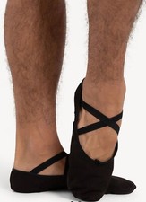 New 12.5 M CAPEZIO 2021A Black MEN'S CANVAS ROMEO BALLET SHOE Ships Free