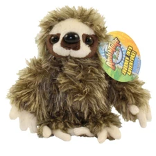 Adventure Planet Plush - BROWN SLOTH (6 inch) - New Stuffed Animal Toy