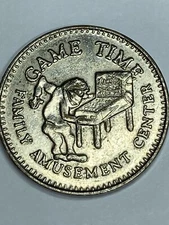 RARE GAME TIME ARCADE TOKEN FLORIDA LOOK! #qx1