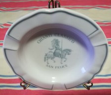 PORTACENERE IN CERAMICA RICHARD GINORI "CHIANTI CLASSICO SAN FELICE" anni 80/90