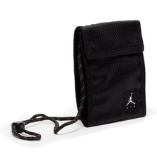 Image of Exclusive NIKE AIR JORDAN TRIFOLD CROSS BODY BAG BLACK POUCH SMALL FESTIVAL BAG
