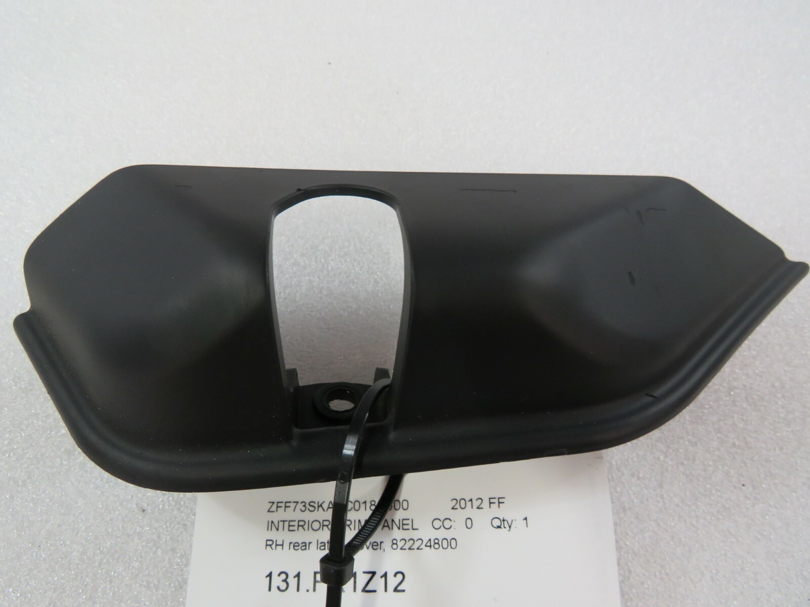 Ferrari FF, RH, Right, Rear Latch Cover Trim Panel, Used, P/N 82224800
