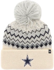 New '47 Dallas Cowboys Cap Beanie Skull Knit Ski Hat Toboggan adult women's NWT