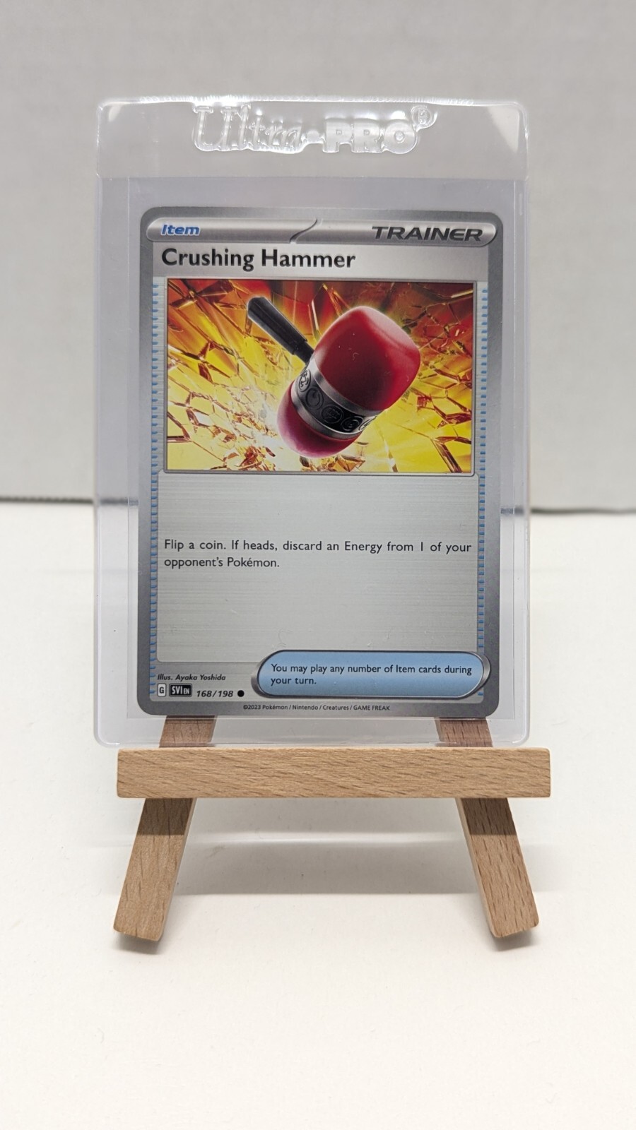 Pokémon TCG, Crushing Hammer 168/198 - Scarlet & Violet Base Set - Trainer Card