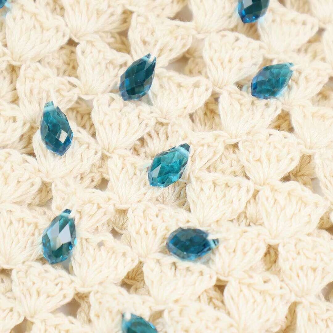 BODE NY ボーディー Beaded Crochet タンクトップ　XS-S BODE NY Bodie Beaded Crochet Tank Top Bijou Beige XS-S Men's