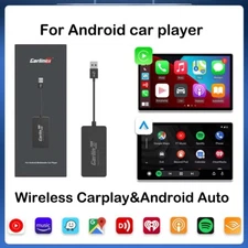 Car Wireless Carplay & Android Auto Dongle for Car Android Player Plug and Play 