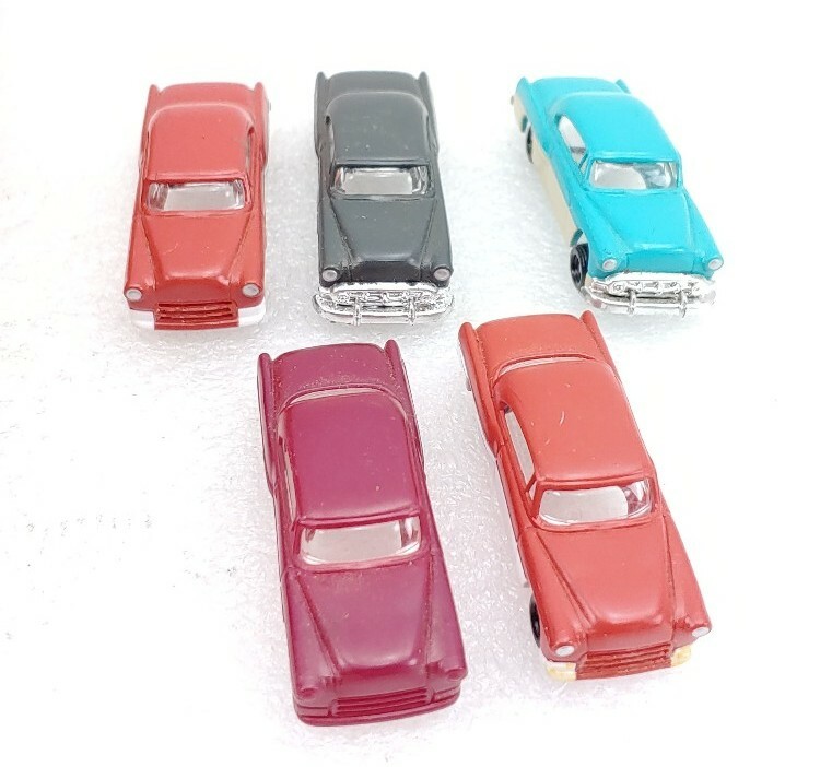 HO Gauge Santa Fe ATSF Derrick Crane, Auto Loader w/ 5 Cars and High Cube Boxcar