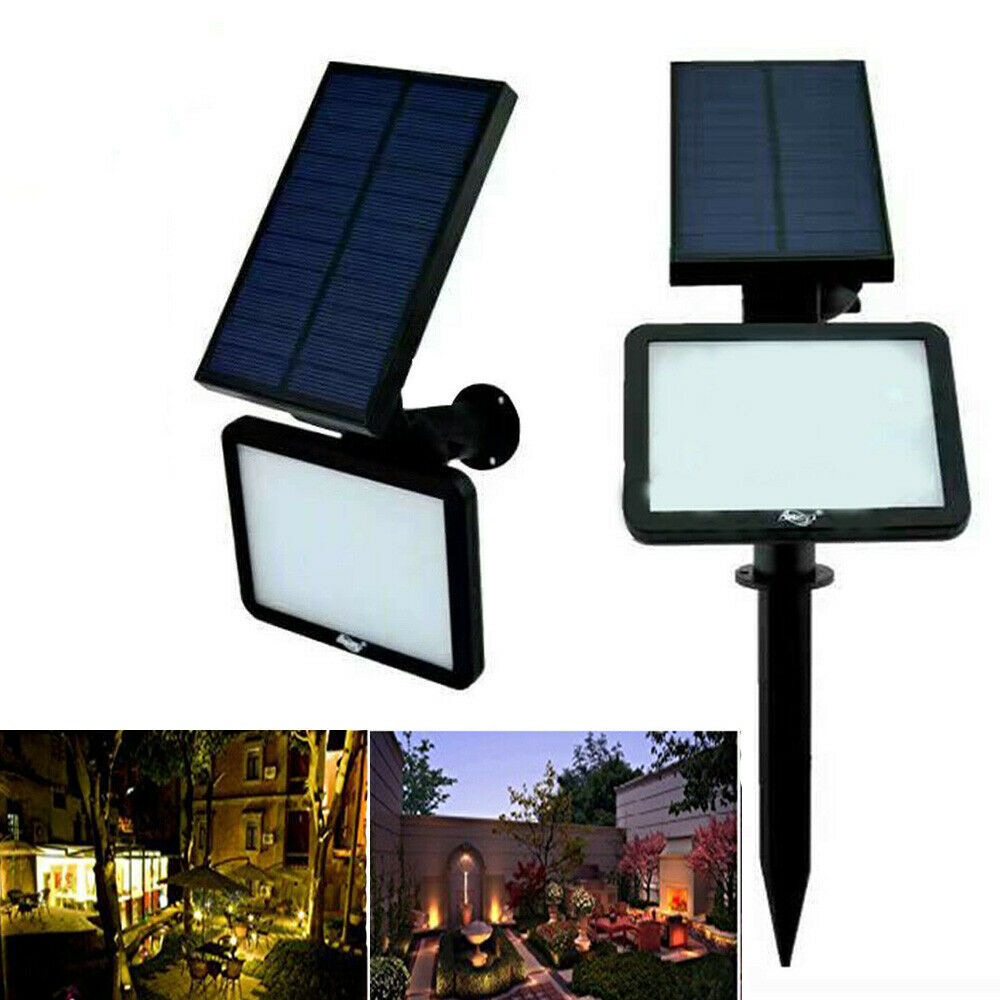 Faretto LED Esterno Professionale Solare - Picchetto IP65 Luce Fredda