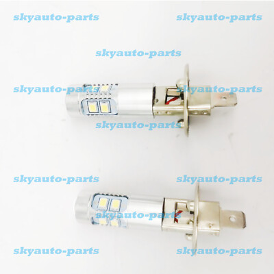 2PC NEW H1 6000K Super White 55W CSP LED Headlight Bulbs Kit Fog Driving Light